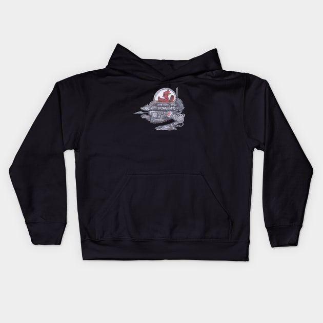 Goblin mech Kids Hoodie by Toonacarbra Studio